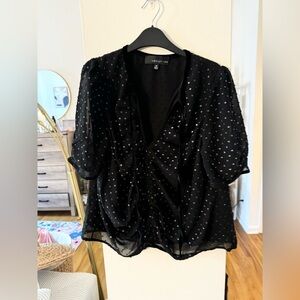 Adelyn Rae Revolve Polka Dot Going Out Top